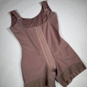 Ann Slim Bodysuit Shapewear Post Surgery Compression Garment Size 40 Mauve‎